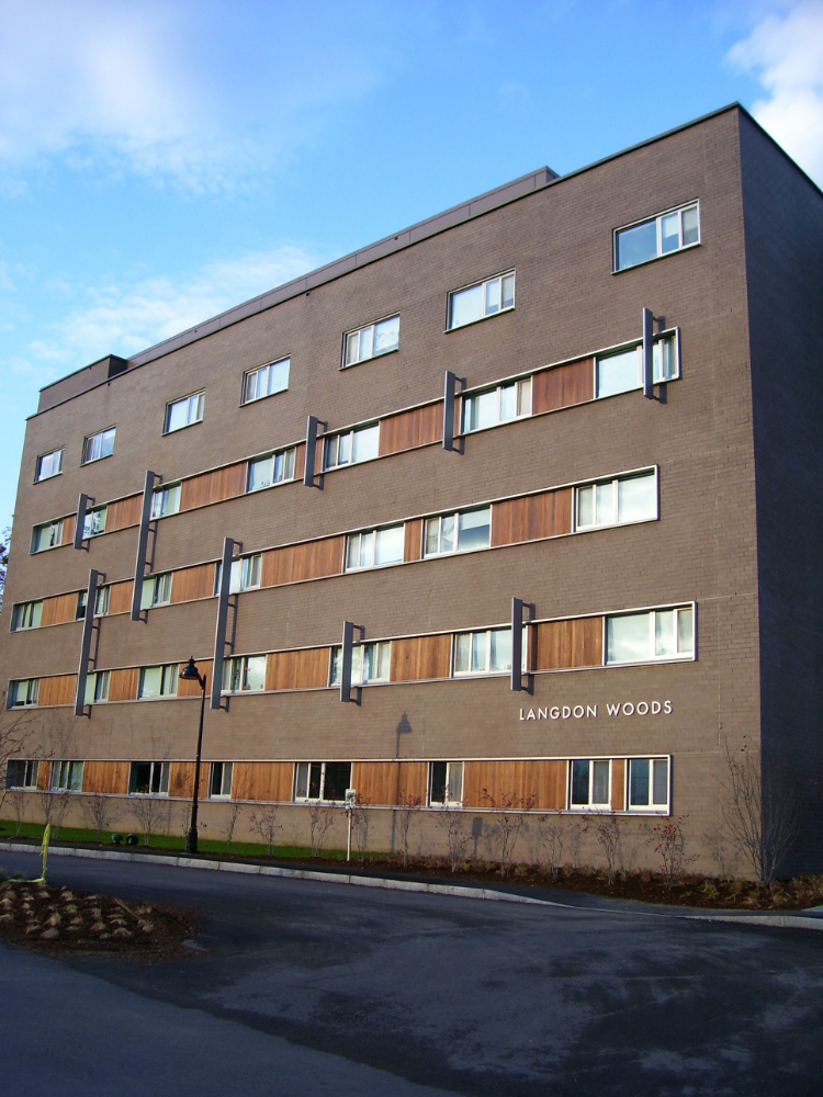 Plymouth State Langdon Woods Residences Spaulding Brick